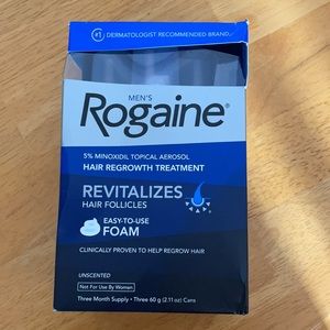 Rogaine Men's Hair Regrowth Treatment Foam 3 pack